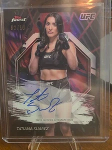 2024 Topps UFC Finest Tatiana Suarez Auto /10 - Picture 1 of 2