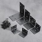 Useful Stainless Steel L Corner Bracket Table Bed Chair Shelve Supporter 10Pcs
