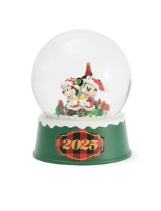 Disney 2025 Mickey Minnie Mouse Fantasyland Schloss Urlaub Schneekugel Neu mit Etikett - Bild 1 von 4