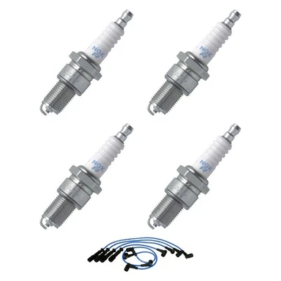 For Volvo 940 1991-1995 NGK BNDL-0843-10000126 Spark Plug Wire & Spark Plug Kit - Image 1 of 4