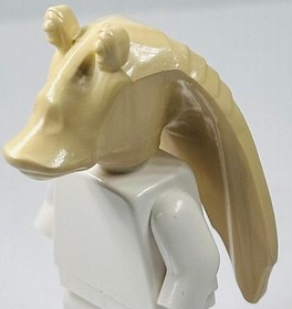 Lego Star Wars Jar Jar Binks Minifig Tan Head Split Eyes Gungan Patrol 7115 D957
