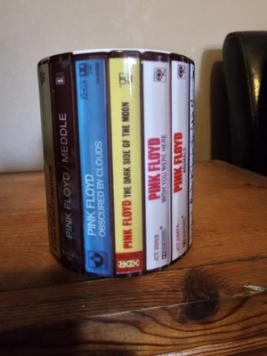 Pink Floyd cassettes tape Mug Dishwasher Safe New & Boxed