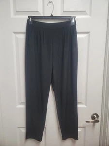 Leith Black Trousers with Elastic Waistband - Picture 1 of 7