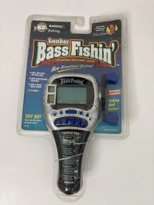 Radica Lunker Bass Fishin' Juego Electrónico Portátil 9735 Hank Parker Foto 1 de 4