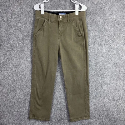 Democracy Jeans Womens Size 10 Green Crop straigh Ab Solution - Image 1 of 4