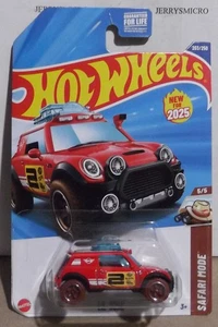 HOT WHEELS SAFARI MODE SERIES LIL ROAR 2003 MINI COOPER 5/5 OR #203/250 - Picture 1 of 1