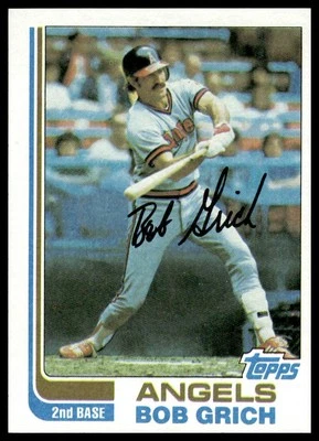 1982 Topps #284 Bob Grich California Angels NM+ - Image 1 of 2