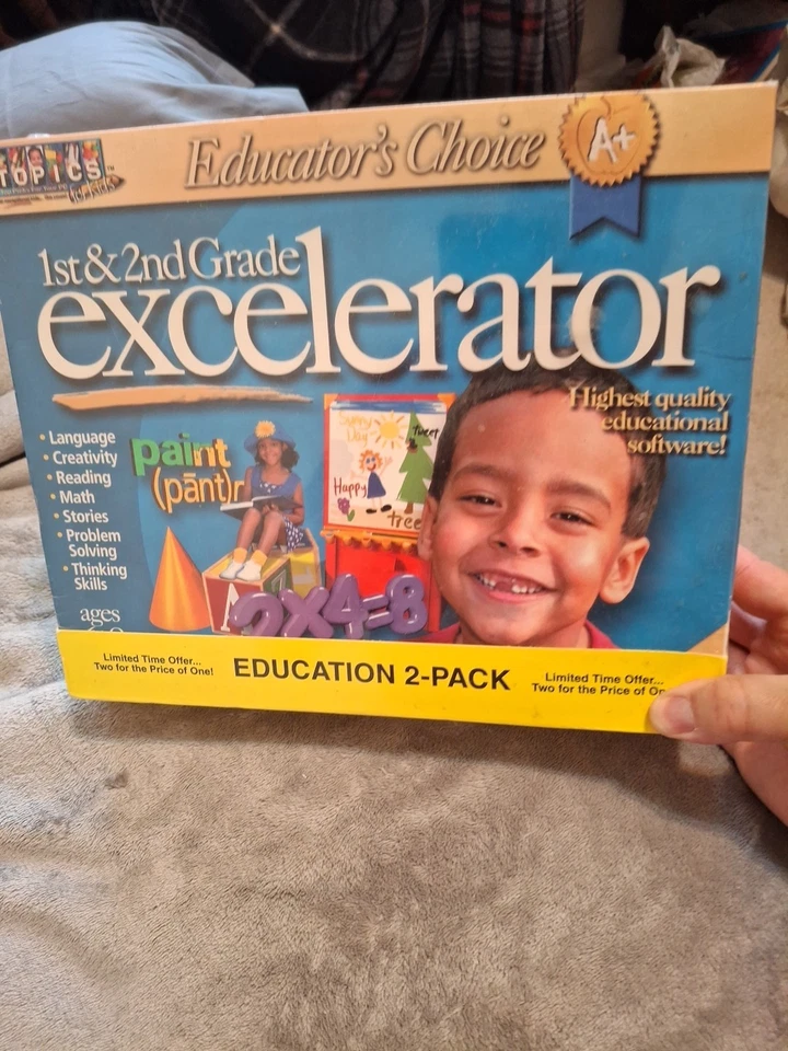 Topics Excelerator 1st&2nd Grade Education 2 Pack New And Sealed,topics For Kids - Image 1 of 4