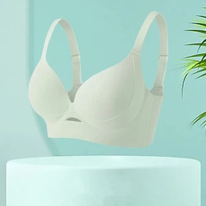 Shockproof Wireless Deep V Bra Close-fitting Seamless Bras Sport - Picture 1 of 16