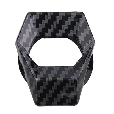 Button Switch Cover Parts Zinc Alloy 1Pcs Accessories Black Carbon Fiber - Изображение 1 из 4