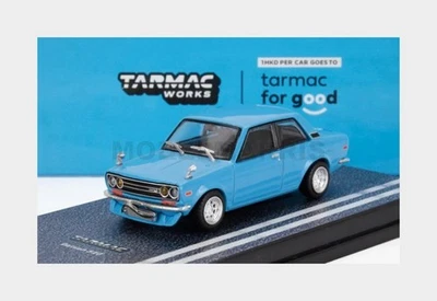 TARMAC T64R-052-LB DATSUN - 510 1972 - LIGHT BLUE - 1/64 - Immagine 1 di 2