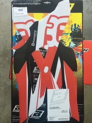 Kit de adesivos BLACKBIRD HUSQVARNA TE450 TE510 2008 2009 2010 - Imagem 1 de 4