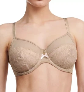 Neu Chantelle 1571 Veloursleder Revele Moi Bügel-BH für Damen Größe 34D - Bild 1 von 5