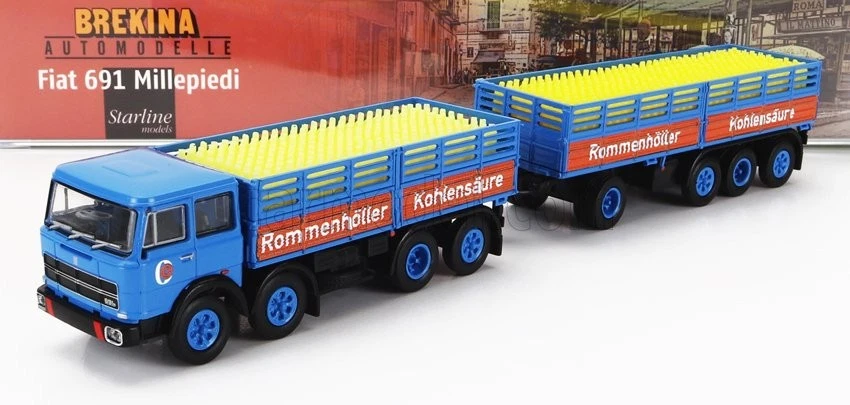 1/87 BREKINA PLAST - FIAT - 691 TRUCK MILLEPIEDI ROMMENHOLLER BRE58538 - Immagine 1 di 1