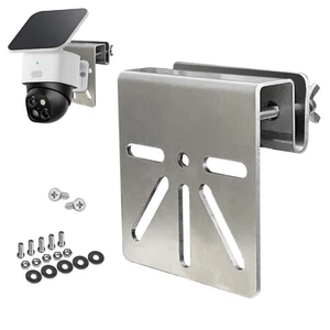 Gutter Mount Stainless Steel Bracket for Eufy Security SoloCam S340, Solar Se... - Bild 1 von 7