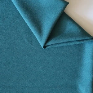 Vintage Gabriel New Zealand Wool Fabric "Gaja C2C" Petrol Solid Blue 3.8 yds - Picture 1 of 7