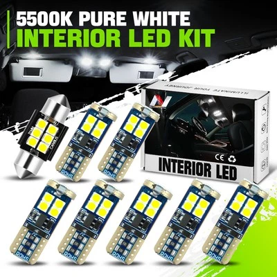 Лампа подсветки номерного знака купольная внутренняя любезность 8 шт. для Toyota Highlander 20-22 - Изображение 1 из 4