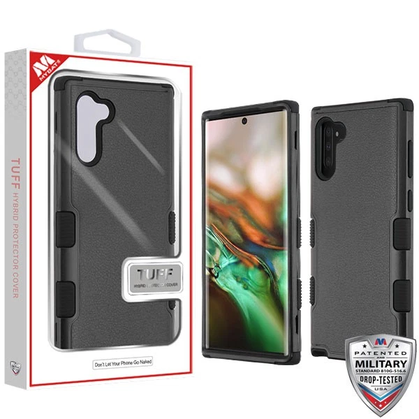 Mybat Tuff Hybrid Case for Samsung Galaxy Note 10 - Black - Image 1 of 1