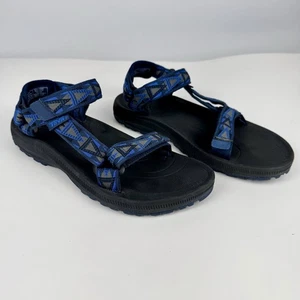Teva Hurricane 2 Men's Sandals Blue Black Athletic Sandals Size 6 Hiking Camping - Picture 1 of 12