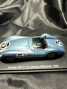 1:43 Spark Scarab Mkii #5 Winner Riverside 1958 Daigh  S1161 Ships From USA Case - Picture 1 of 6
