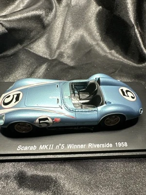 1:43 Spark Scarab Mkii #5 ganador Riverside 1958 Daigh S1161 envío desde estuche de EE. UU. Foto 1 de 4