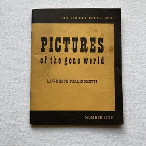 Vintage Pictures of the Gone World Lawrence Ferlinghetti Poetry Pocket Poet 1955 - Picture 1 of 12