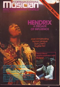 JIMI HENDRIX INTERNATIONAL MUSICIAN MAGAZINE SEPTEMBER 1980 -JIMI HENDRIX COVER  - Imagen 1 de 2
