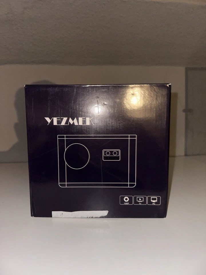 YEZMEK Beamer – Mini-Projektor mit HDMI, USB, VGA, Fernbedienung & Reinigungsset - Bild 1 von 1