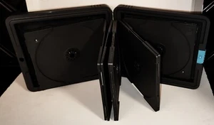 Laserline 12 CD/ DVD/ Blu Ray Hard Case Storage/ Organizer Holder (EUC) - Picture 1 of 4