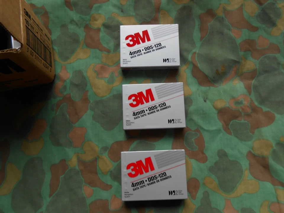 3M 4mm Data Tape DDS-120 10 pack new  - Image 1 of 4