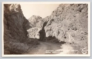 Cartolina foto RPPC Barstow California Odessa Canyon Scenic Drive Frashers - Foto 1 di 2