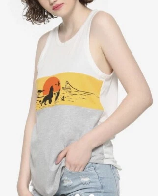 Camiseta sin mangas Disney Unisex Junior Mediana M Estampado Rey León Mezcla de algodón Cuello redondo Foto 1 de 4