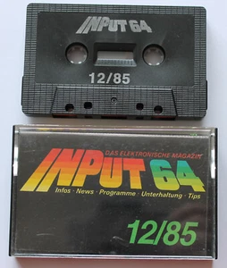 Input 64 12/85 Commodore Magazin Kassette (C64) - Bild 1 von 1