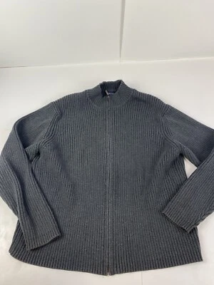 Suéter deportivo Brooks Brothers con cremallera completa para mujer talla XL gris Foto 1 de 4