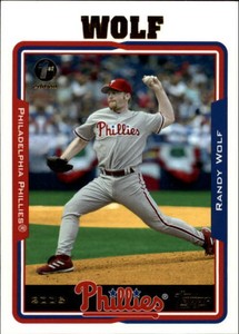 2005 (PHILLIES) Topps 1st Edition #11 Randy Wolf