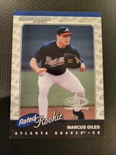 MARCUS GILES 2001 Donruss Rated Rookie /2001 RC Atlanta Braves #165