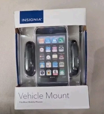 New Insignia Vehicle Mount  iPhone, Samsung, Fits Most Smartphones NS-MVMU5 - Image 1 of 4
