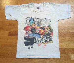 Vintage Wacky Racing Cartoon Network Nascar 2-Sided Graphic T-Shirt Youth XL  - Picture 1 of 16