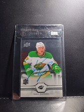 2020-21 UPPER DECK CLEAR CUT AUTO KIRILL KAPRIZOV RC BGS RCR 9/9, /65, On Card