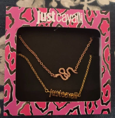 * Just Cavalli Linea pantera 2 x Armband in Rot- & Gelb Gold NEU JCSE00023100BB - Bild 1 von 4