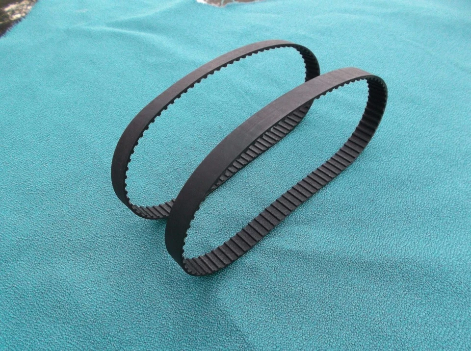 2 NEW DRIVE BELTS MADE IN USA FOR CENTRAL MACHINERY T45861 LATHE - Image 1 of 1