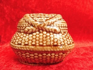 Belle Vieux Tirelire Corbeille Faïence Française Vers 1890 Original ! - Foto 1 di 6