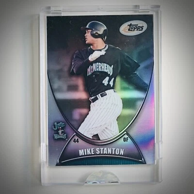 2010 eTopps Giancarlo Stanton #5 Rookie SP /999 Yankees Marlins RC - Image 1 of 3