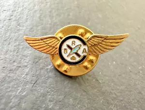 VINTAGE BROTHERHOOD OF RAILROAD CLERKS 1/10 10K GF WINGS PIN TACK G348 - Picture 1 of 9