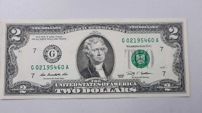 2009 Two Dollar Bill Federal Reserve Note   - Image 1 of 2