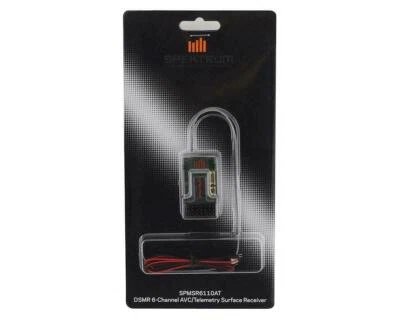 Spektrum SR6110AT 6-Channel AVC Telemetry Surface Receiver DSMR SPMSR6110AT - Image 1 of 4