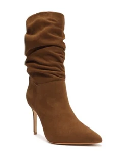 SCHUTZ Ashlee Women’s Bear Size US 9M Suede Slouchy Stiletto Heel Boot MSRP $178 - Picture 1 of 7