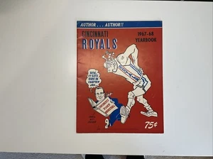 Vintage 1967-68 Cincinnati Royals Official Yearbook Basketball NBA - Picture 1 of 12