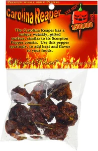AUTÉNTICAS VAINAS GOURMET CAROLINA SEGADORA PIMIENTA MÁS CALIENTE DEL MUNDO 1/4 OZ 0,25 OZ 7,09 G - Imagen 1 de 6