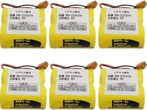 6 Pcs 5000mAh BR-CCF2TH 6V Lithium Replacement Battery for fanuc oi Mate Model - Picture 1 of 7